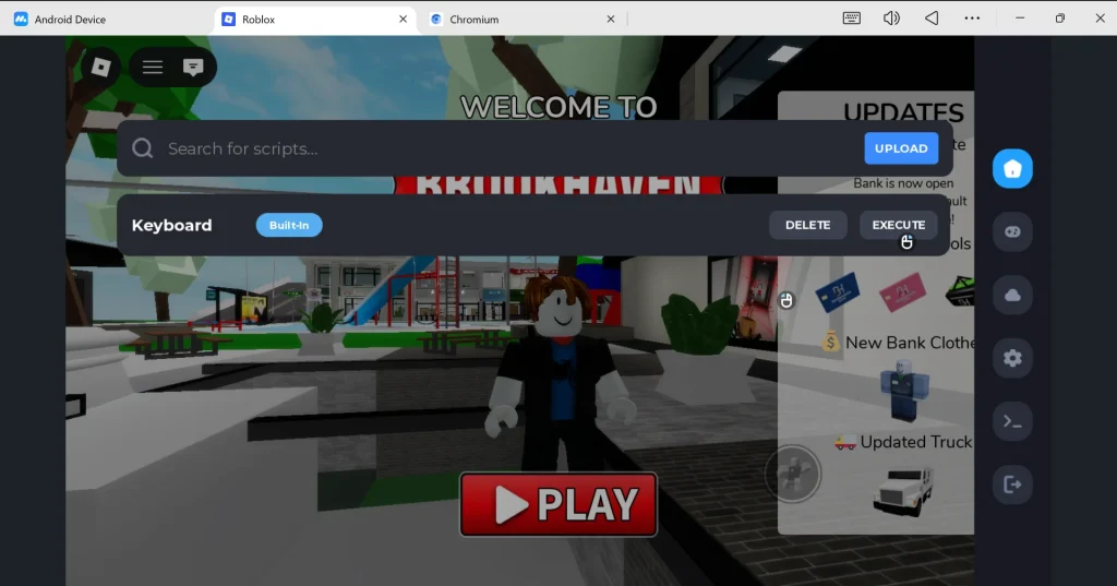 Delta Executor activated in Windows PC