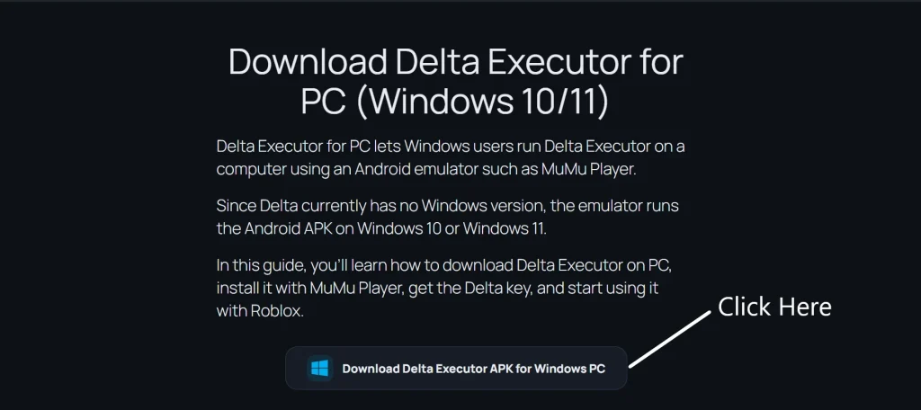 Download the latest Delta Executor APK