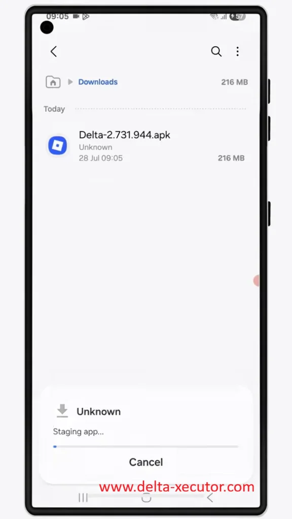 Delta Executor 27 Downloading the Delta Executor APK