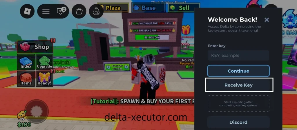 activate delta executor