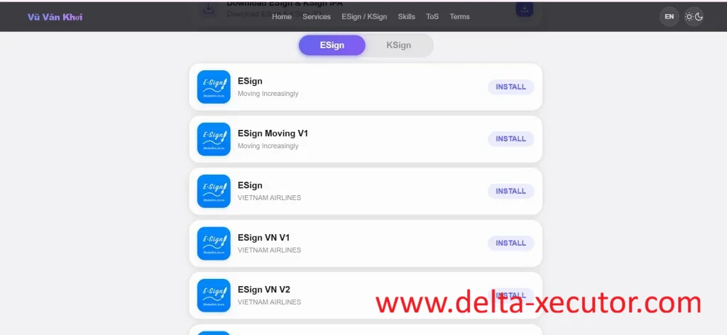 Delta Executor 22 Delta-Executor-iOS-Esign-application