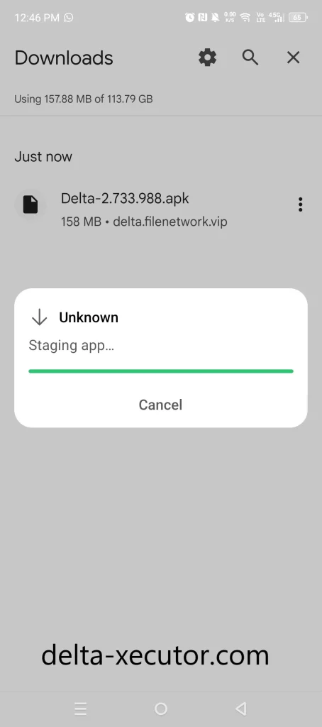 Install Delta Executor APK on Android