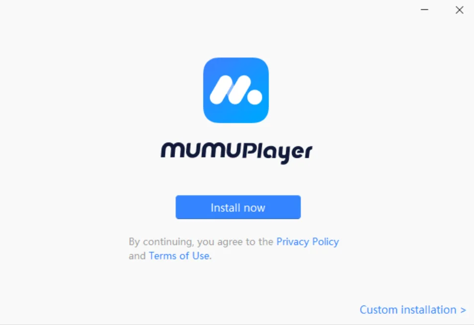 MuMu Player installer on Windows